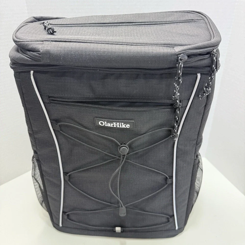 OlarHike Cooler Bag Insulated Backpack Black 22L Outdoors Hiking Beach‎ Camping